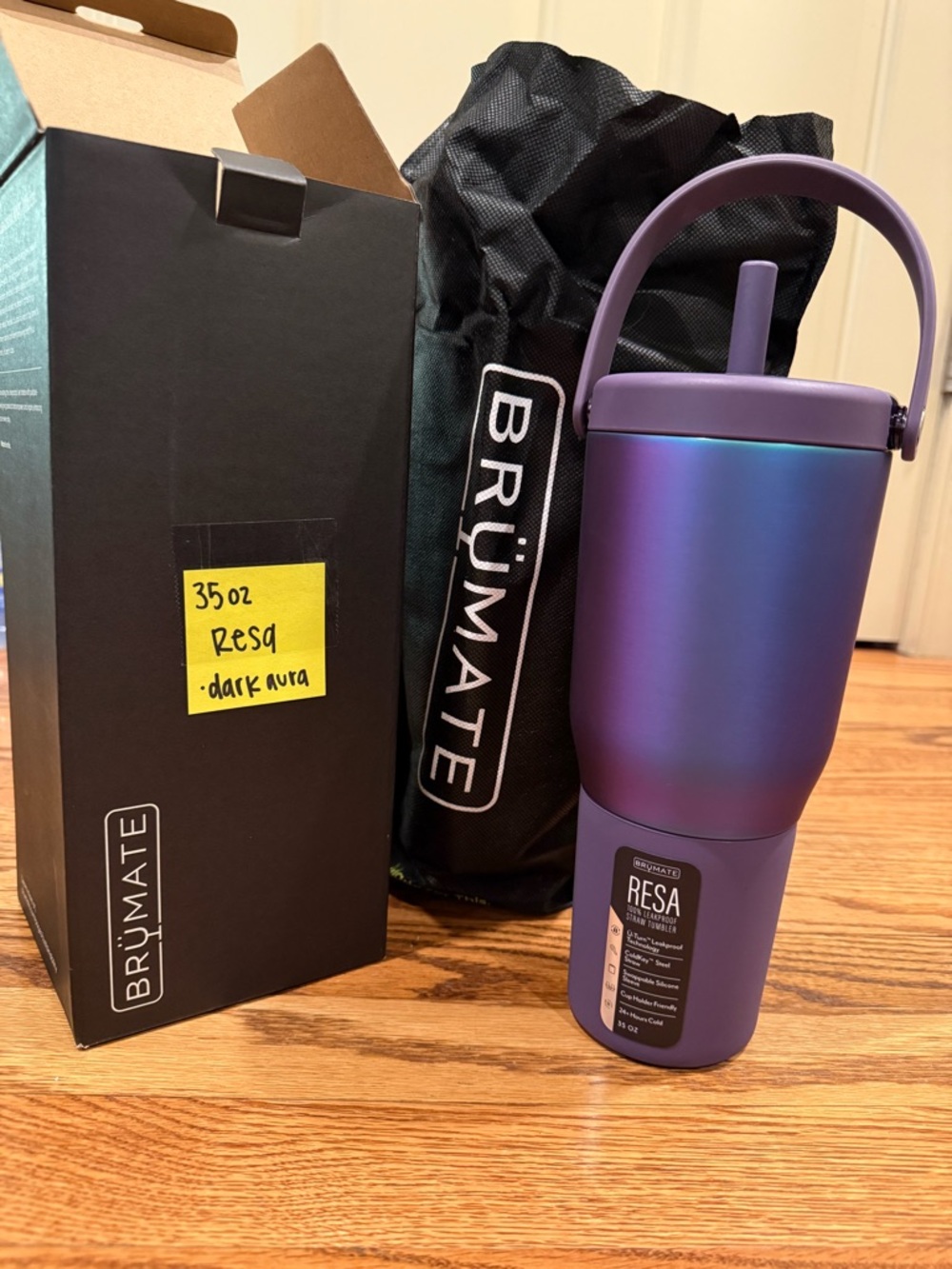 BrüMate Resa 35 oz Insulated Tumbler in Iridescent Purple